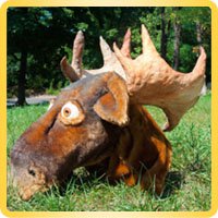 Mascot Moose (head)