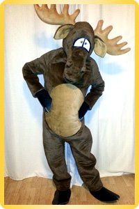 The mascot Moose