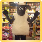 The mascot Shaun the Sheep