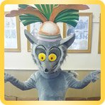 King Julian height-size lemur puppet