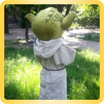 Star Wars Master Yoda mascot