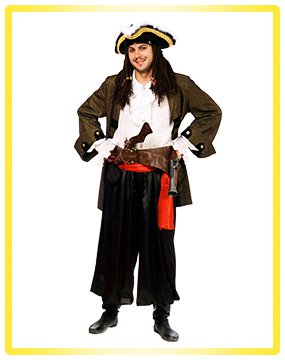Пиратская одежда, атрибутика, аксессуары