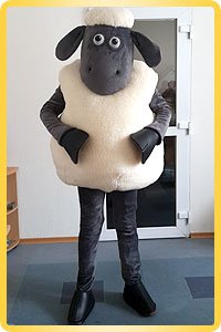 Shaun the Sheep mascot